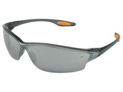 Blue Frame Safety Spectacles - Orange Tips